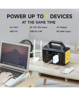 Portable Power Station 300W 299.5Wh Outdoor Solar Generator Fast Charging