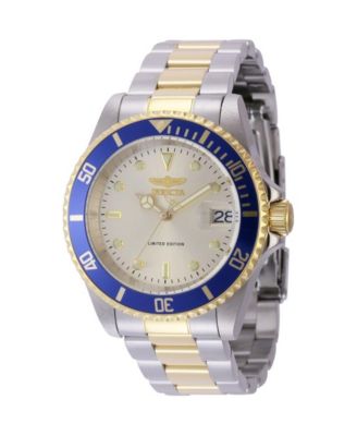 Men's ILE8928OBA Pro Diver Automatic 3 Hand Gold Dial Watch