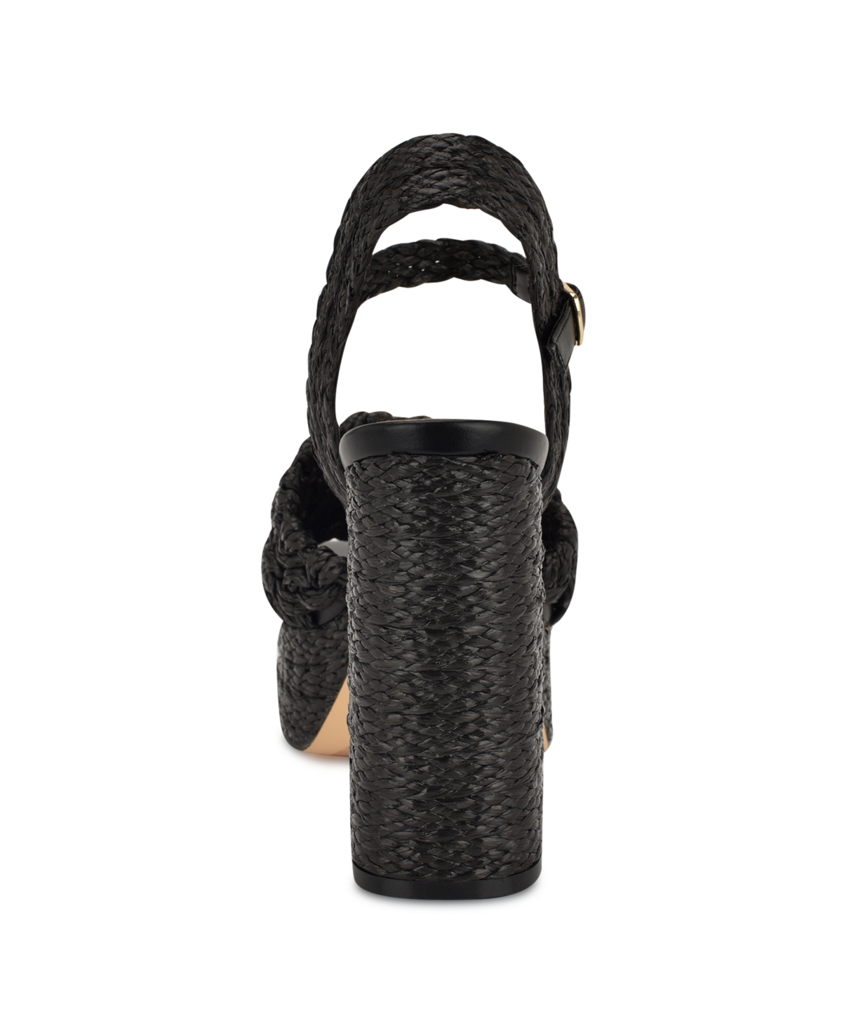 NINE WEST WOMEN'S VADYN WOVEN PLATFORM BLOCK HEEL SANDALS 
