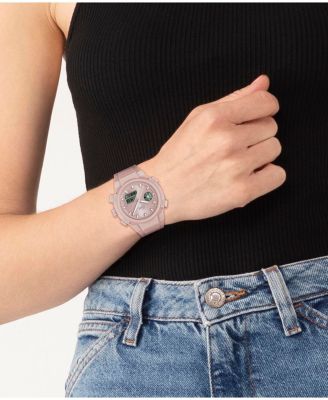 Women's LC33 Pink Silicone Strap Watch, 40mm