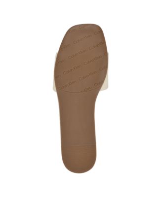 Women's Yancie Logo Flat Slide Sandals