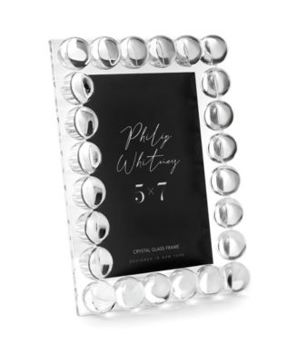 Philip Whitney Ginger Crystal Bubble Picture Frame, 5