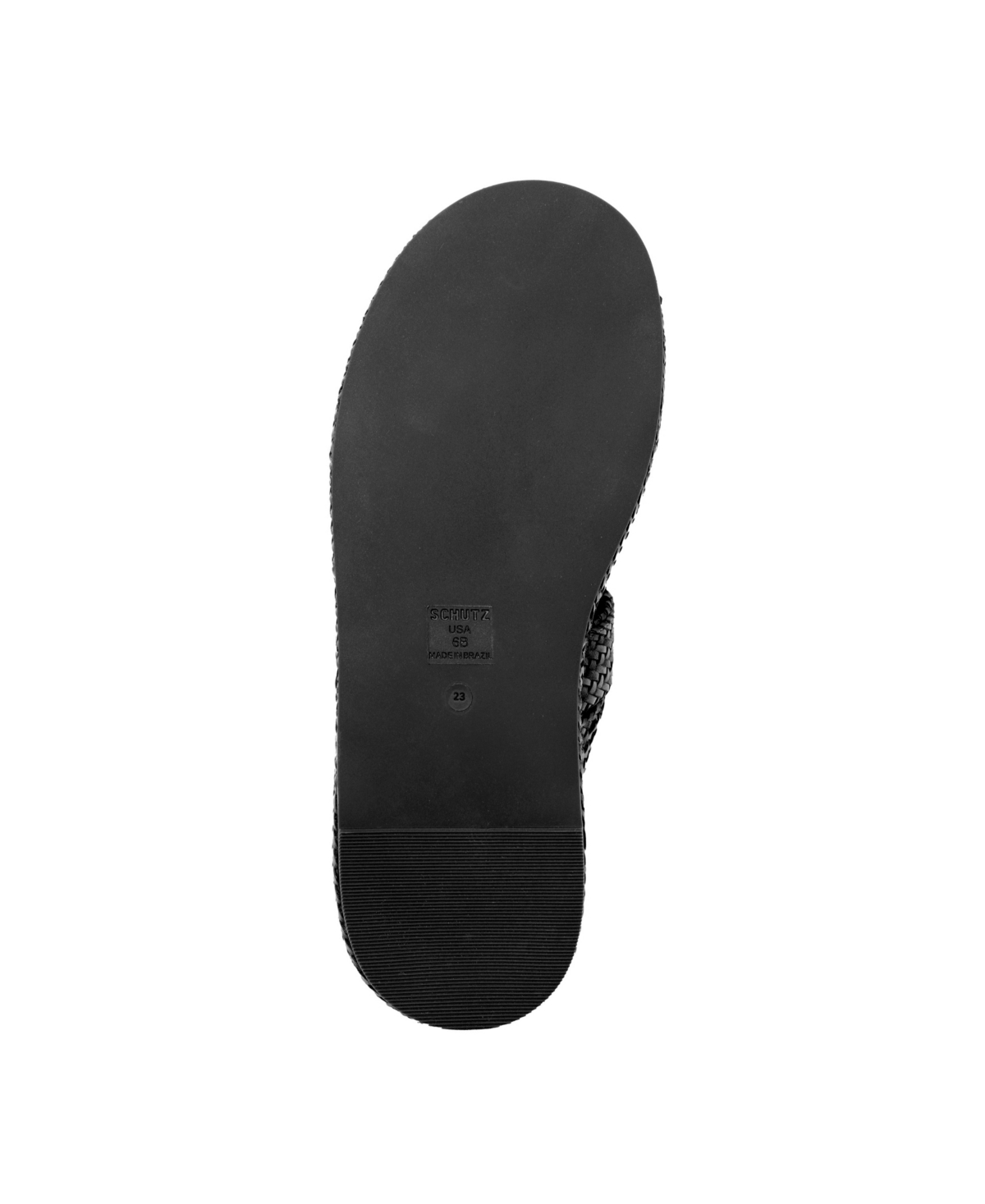 Shop Schutz Women's Kali Flat Sandals In Black