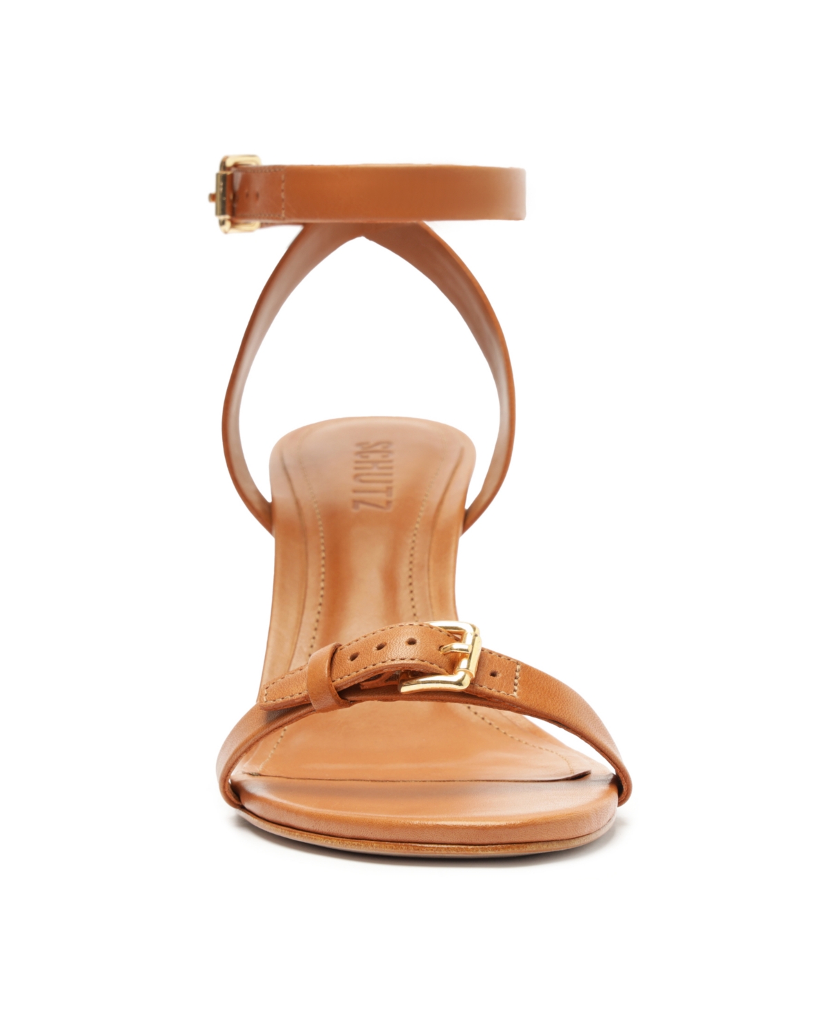SCHUTZ WOMEN'S AURORA MID HEEL DRESS SANDALS 