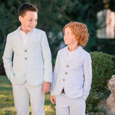 Little Boys Seersucker Suit Pant