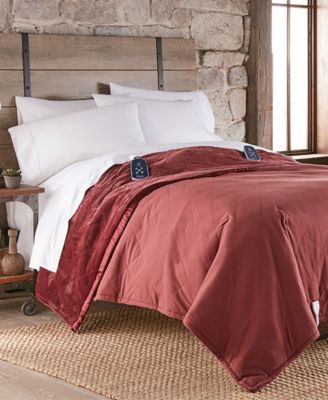 Micro Flannel&reg; to Ultra Velvet&reg; Electric Blanket, King