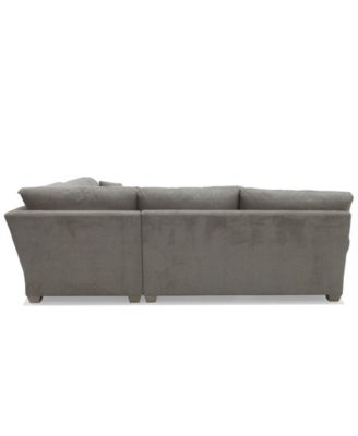 Reiter 4-Pc. Fabric Sectional Sofa, Exclusively at Macy's