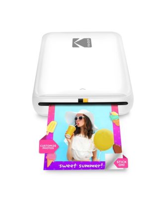 Step Mobile Instant Photo Printer 2x3", & Zink Photo Paper (75 Sheets) Bundle