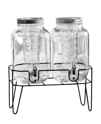 Clifford Dispensers with Infuser Stand, Set of 2