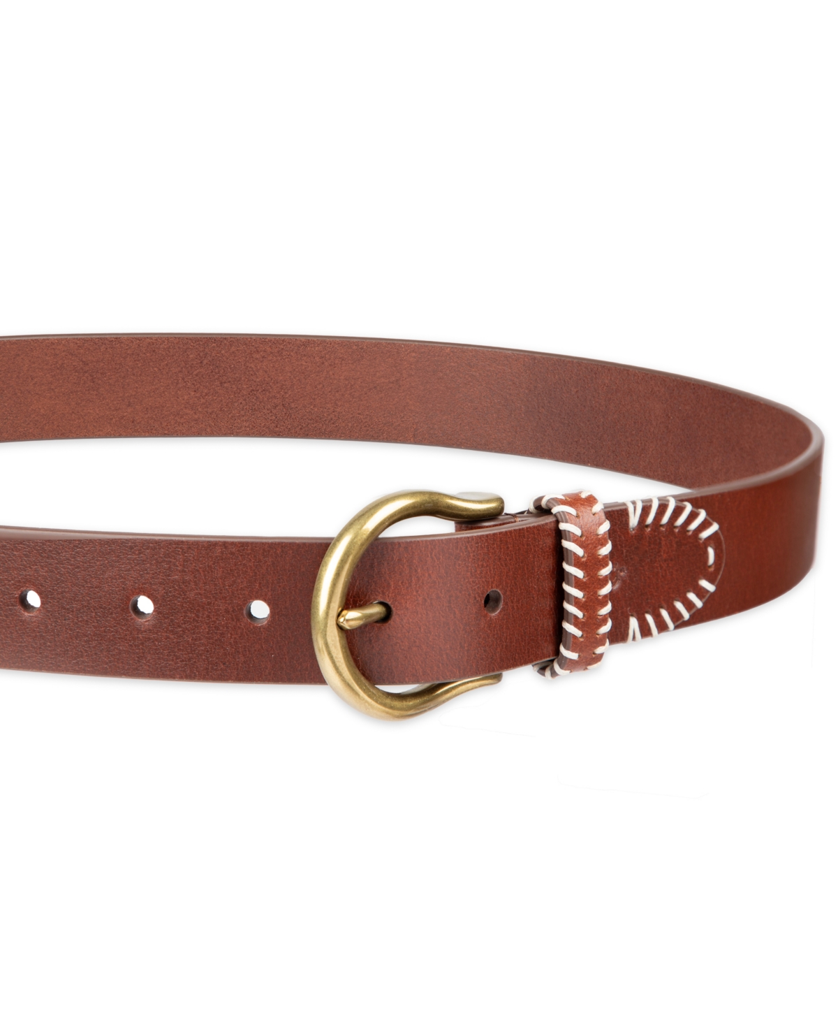 LEVI'S WOMEN'S WESTERN GENUINE LEATHER CONTRAST STITCH BELT 