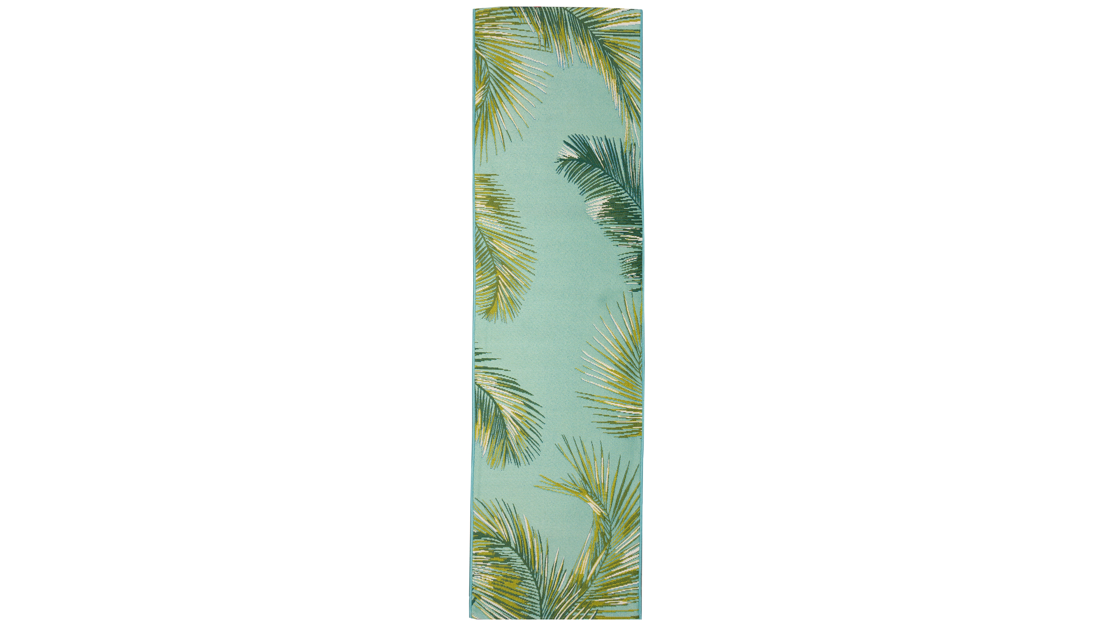Liora Manne' Marina Palm Border 1'11"x7'6" Runner Area Rug