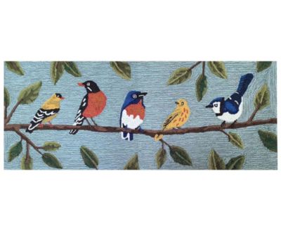 Liora Manne' - Frontporch Birds on a Branch Rug Collection