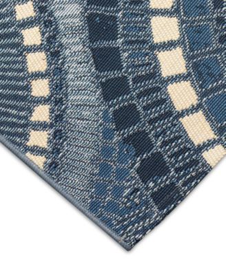 Esencia Circles 1'11"x4'11" Runner Area Rug