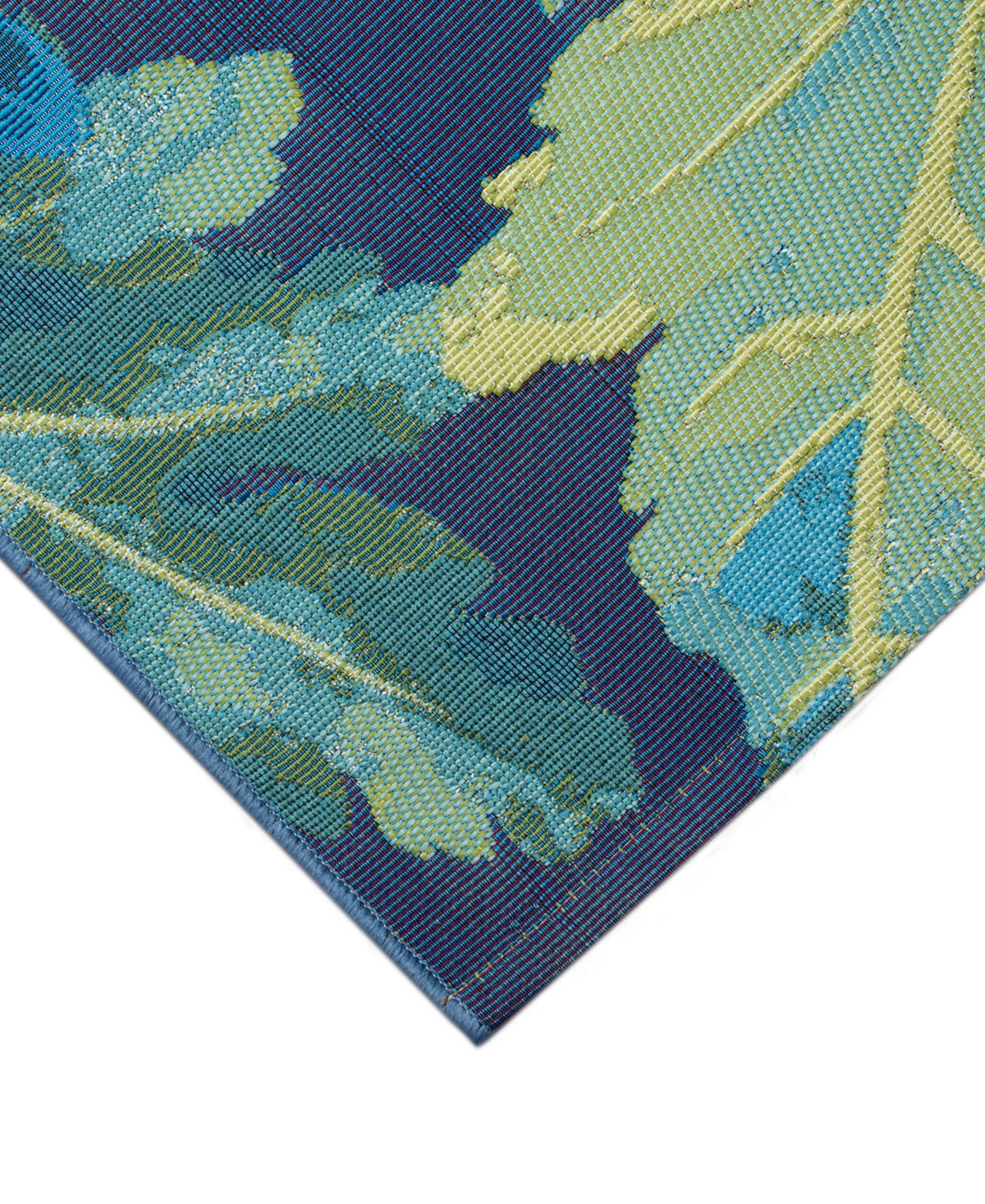 Liora Manne Marina Mum 4'10"x7'6" Area Rug In Blue