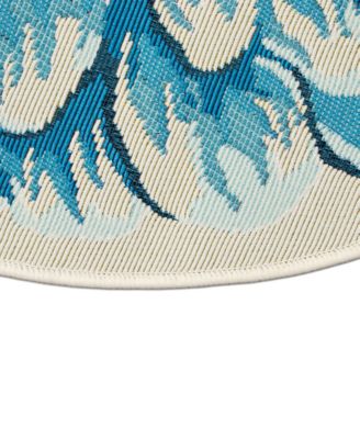 Esencia Mum 3'3"x3'3" Novelty Area Rug