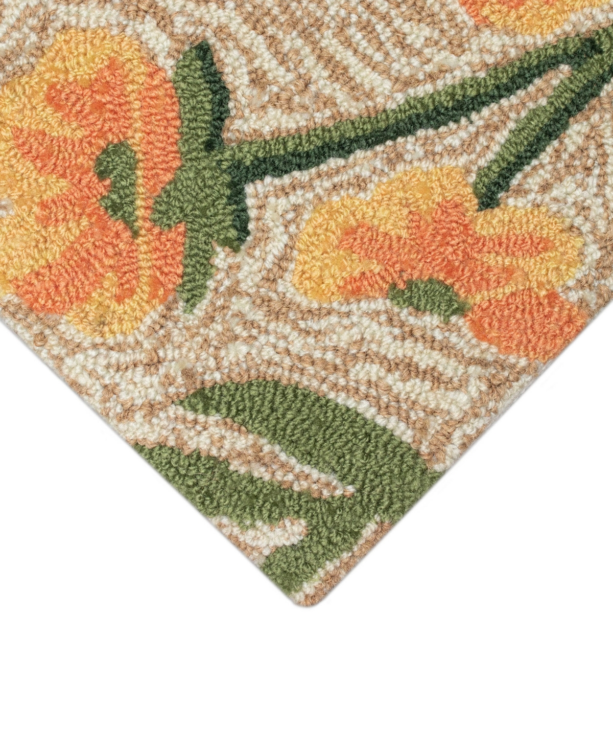 Liora Manne Frontporch Floral Dragonfly Area Rug, 2'6 X 4' In Multi
