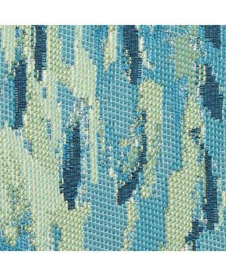Liora Manne Esencia Fish To Go Blue Rug Collection In Blue