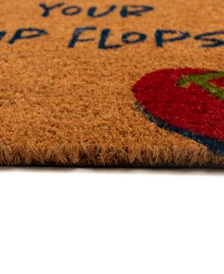 Shop Liora Manne Natura Remove Flip Flops Rug Collection In Sienna
