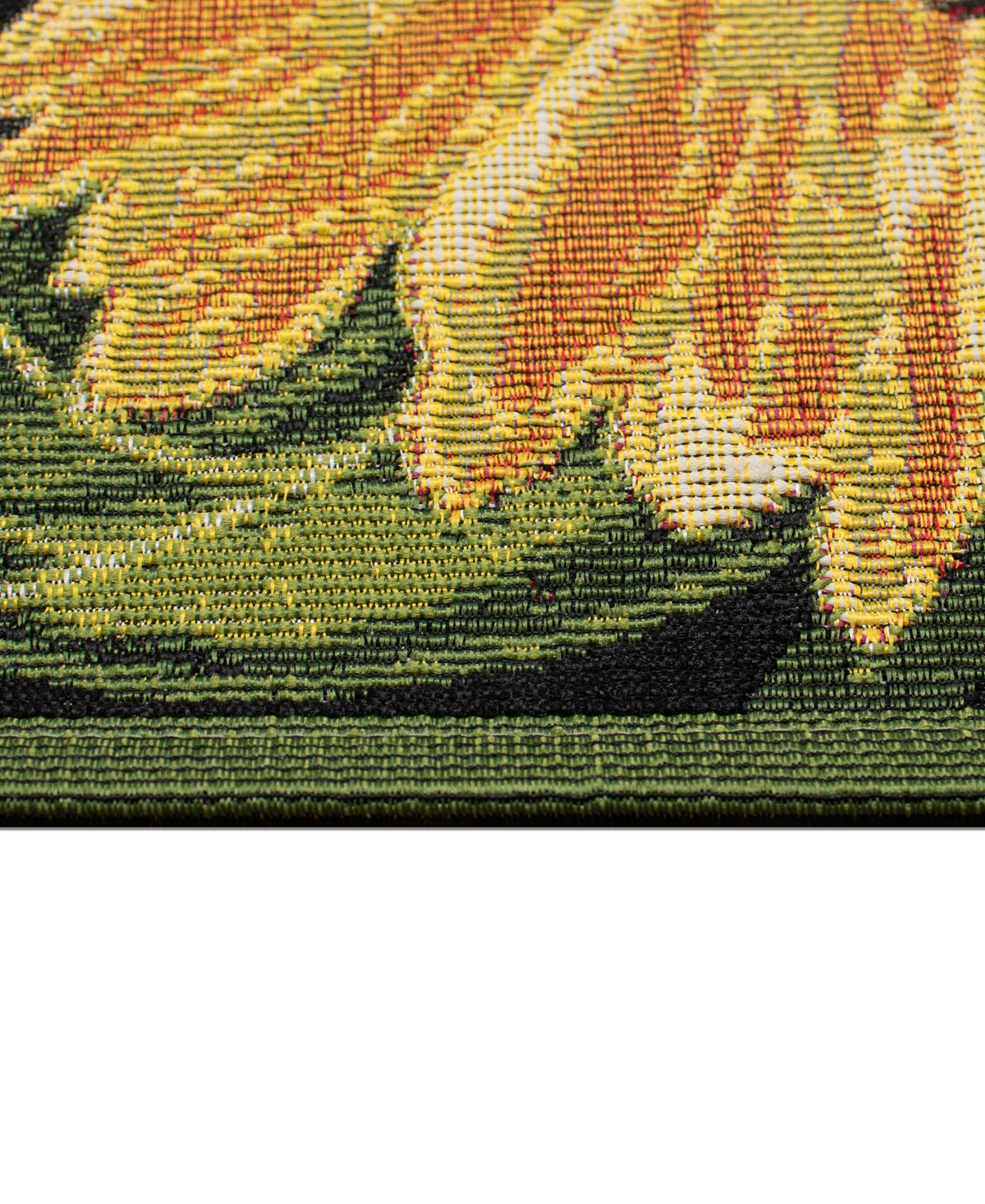 Liora Manne Marina Sunflowers 7'10"x9'10" Area Rug In Black