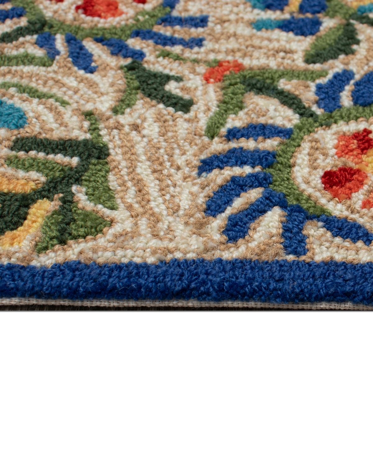 Liora Manne Frontporch Flora Bee 1'8"x2'6" Area Rug In Multi