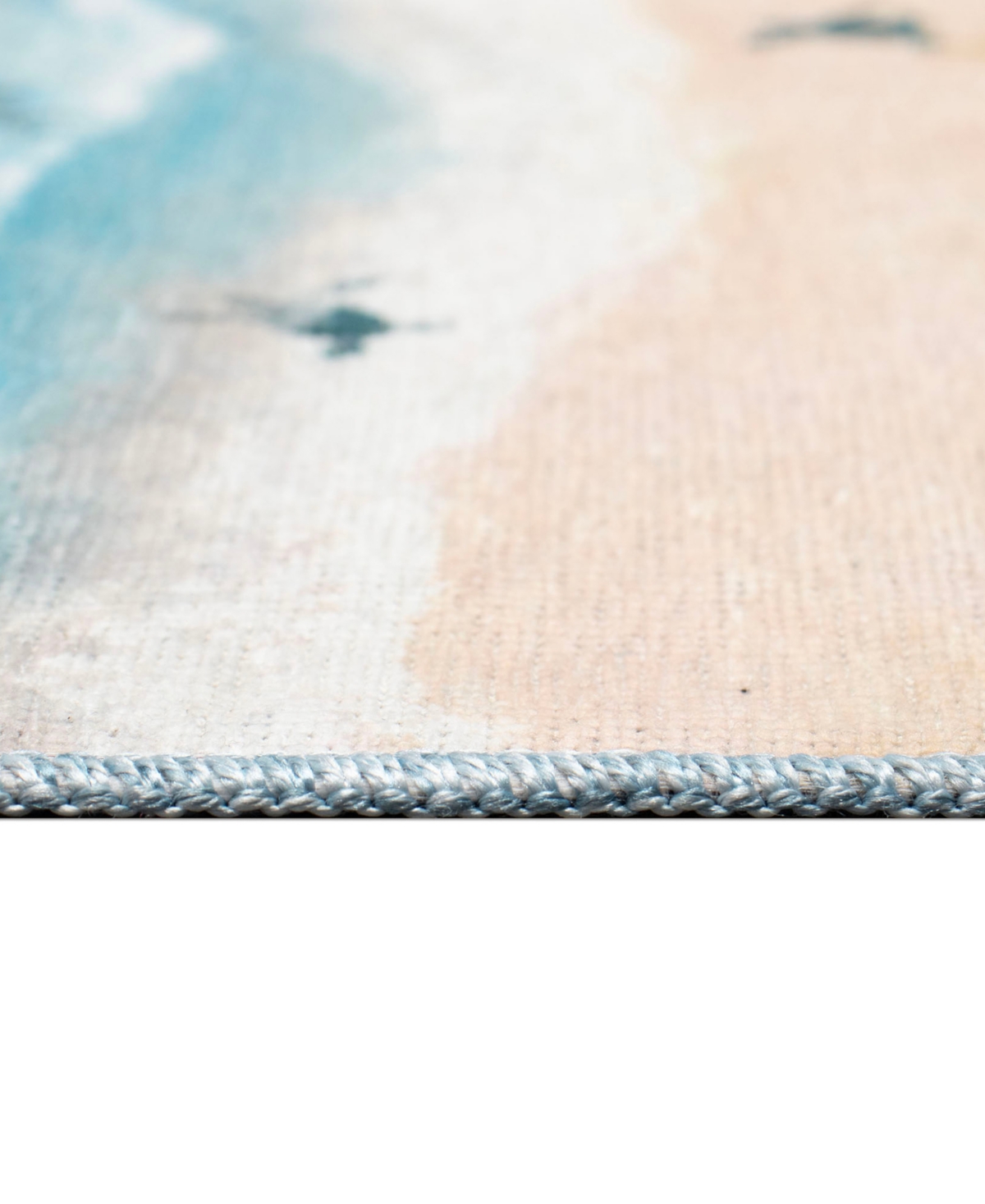 Liora Manne Impressions Seaturtles Beach 1'11"x4'11" Runner Area Rug In Tan