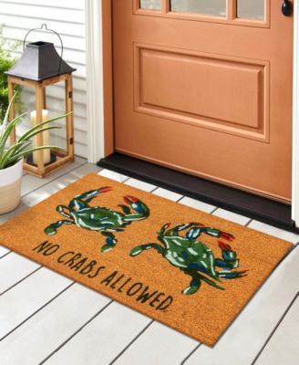 Natura No Crabs Allowed 2'x3' Area Rug