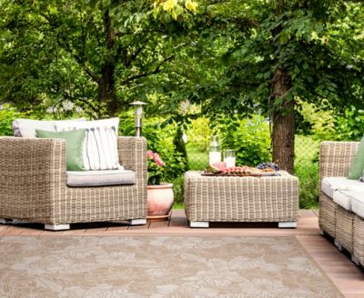 Carmel Botanical 3'3"x4'11" Area Rug