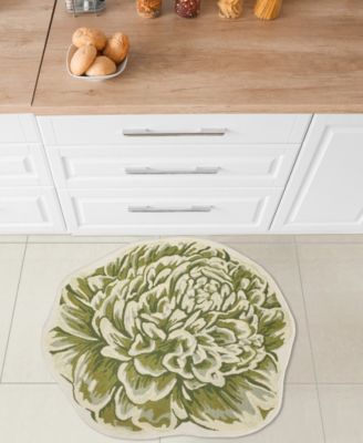 Esencia Peony 3'3"x3'3" Novelty Area Rug