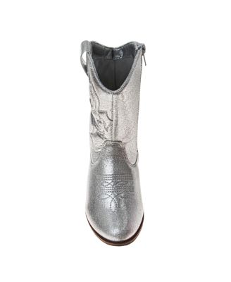 Little Kids and Big Kids Metallic Cowgirl Boots