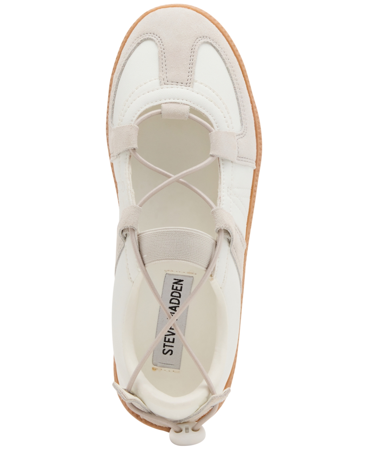 Steve Madden Women's Wander Ballet Lace-up Sneakers In White