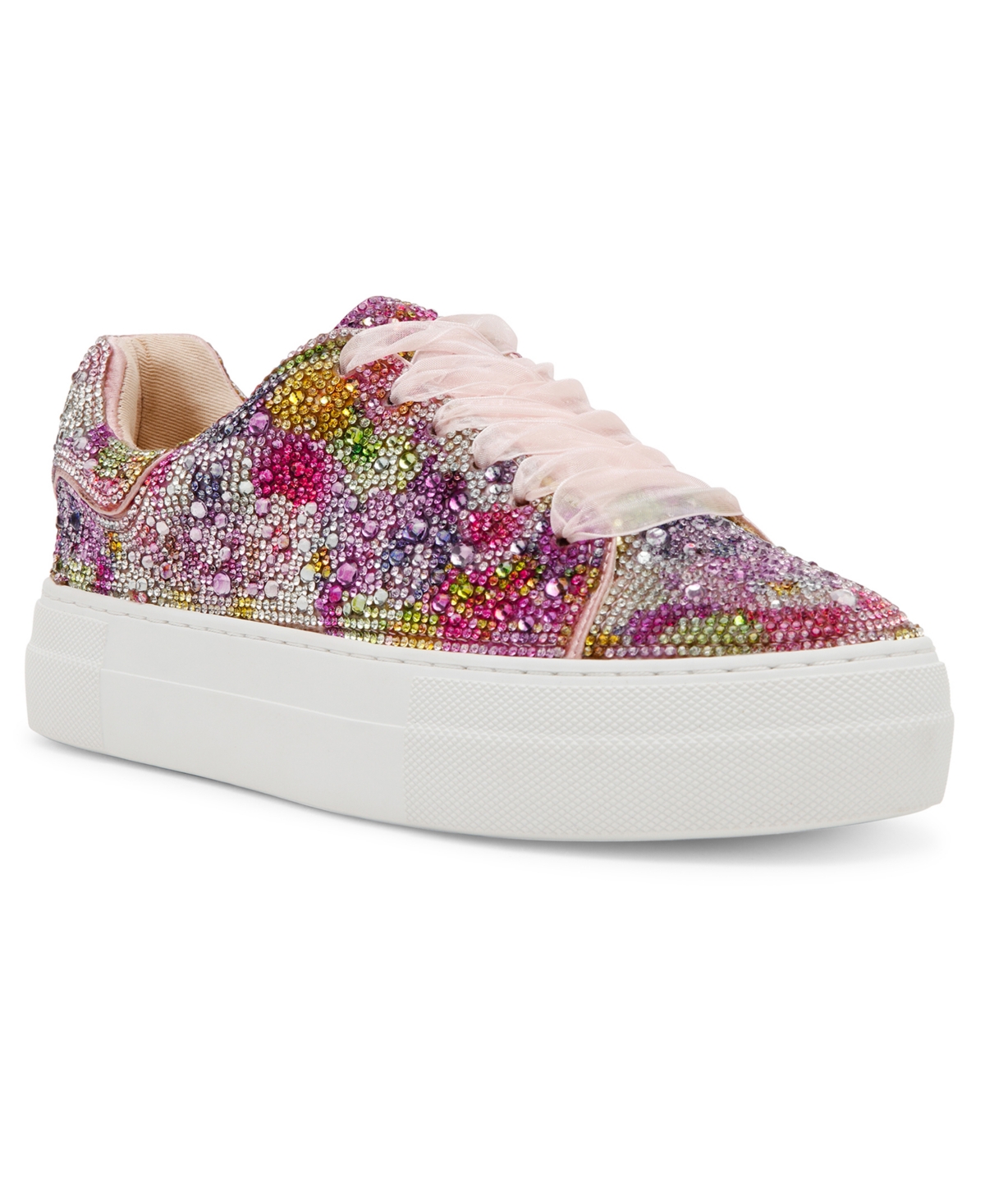 BETSEY JOHNSON WOMEN'S SIDNY PLATFORM LACE-UP SNEAKERS 