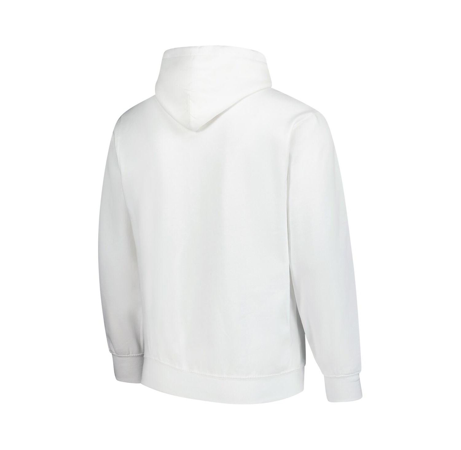 Men's White Detroit Lions Vintage Pullover Hoodie