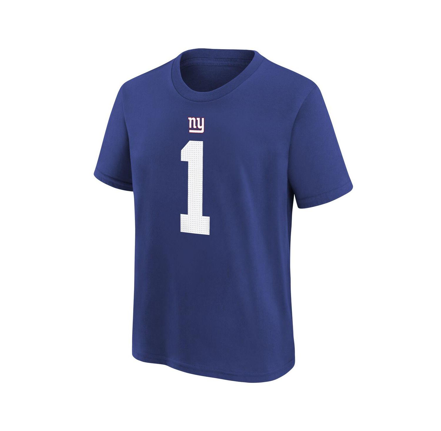 Men's Malik Nabers Royal New York Giants Player Name & Number T-Shirt