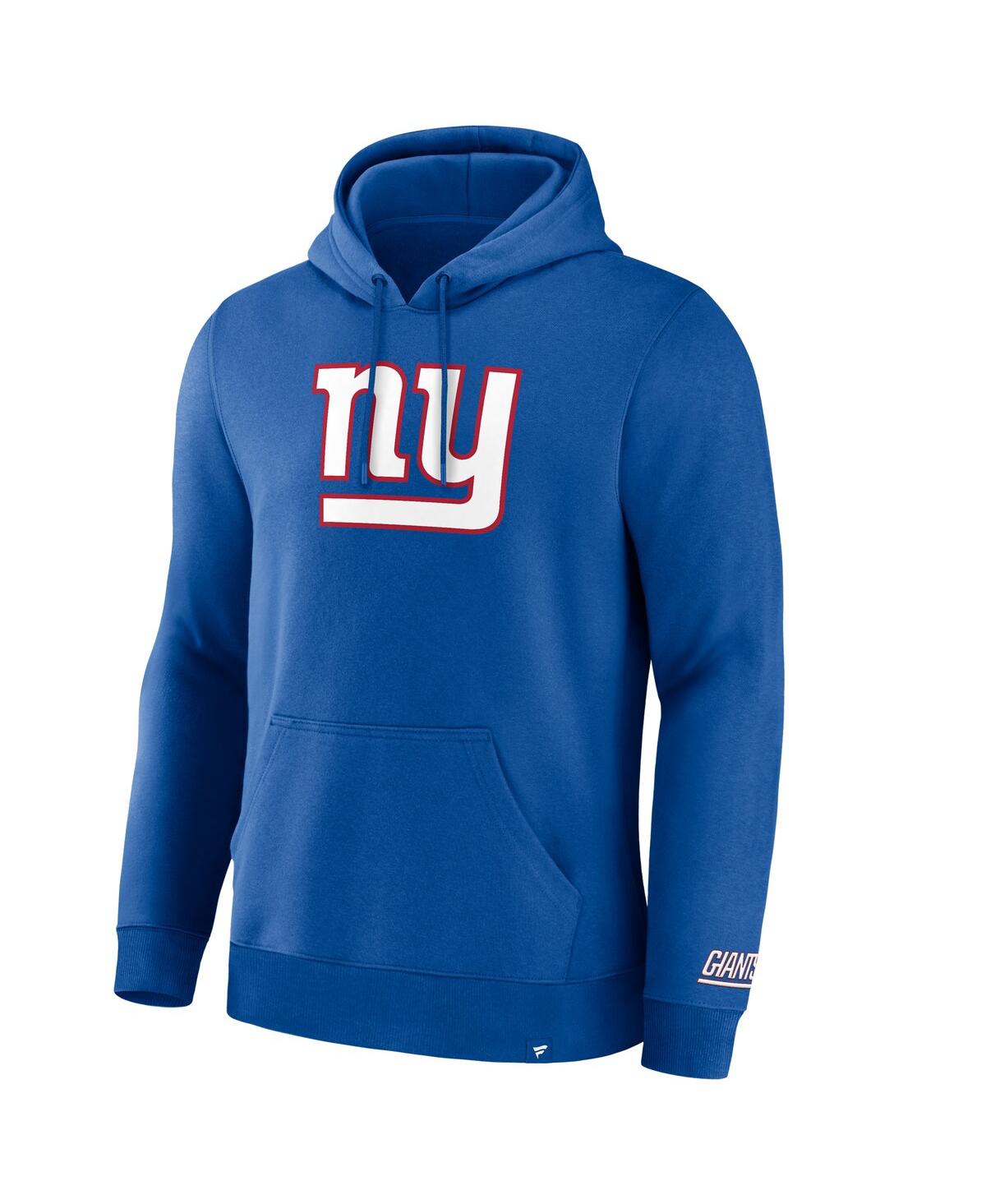Fanatics Men's Royal New York Giants Legacy Fleece Pullover Hoodie In Royal