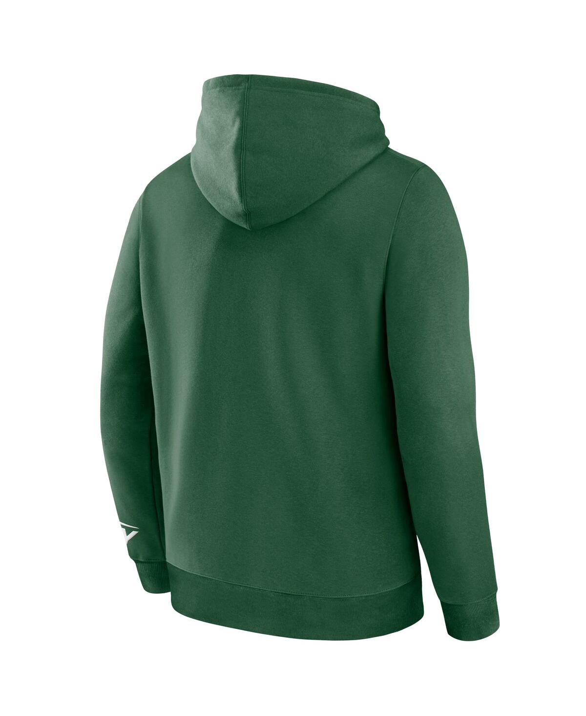 Fanatics Men's Green New York Jets Legacy Fleece Pullover Hoodie In Green