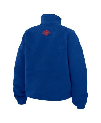 Royal Buffalo Bills Polar Fleece Half-Zip Jacket