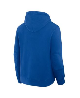 Men's Royal New York Rangers Decades Collection Tradition Fleece Pullover Hoodie