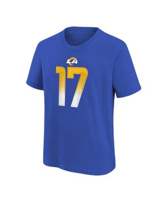Big Boys and Girls Puka Nacua Royal Los Angeles Rams Player Name Number T-Shirt