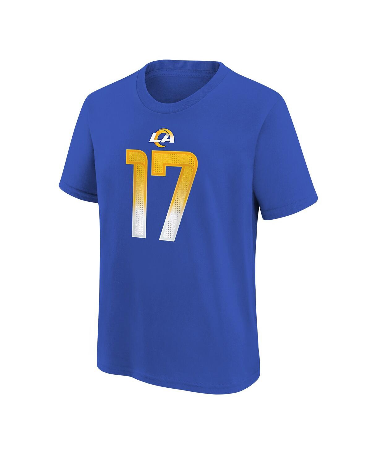 Nike Big Boys And Girls Puka Nacua Royal Los Angeles Rams Player Name Number T-shirt In Royal