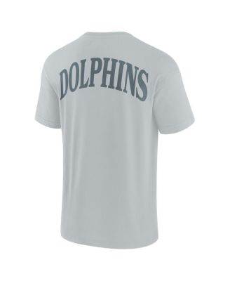 Men's and Women's Gray Miami Dolphins Elements Iconic T-Shirt