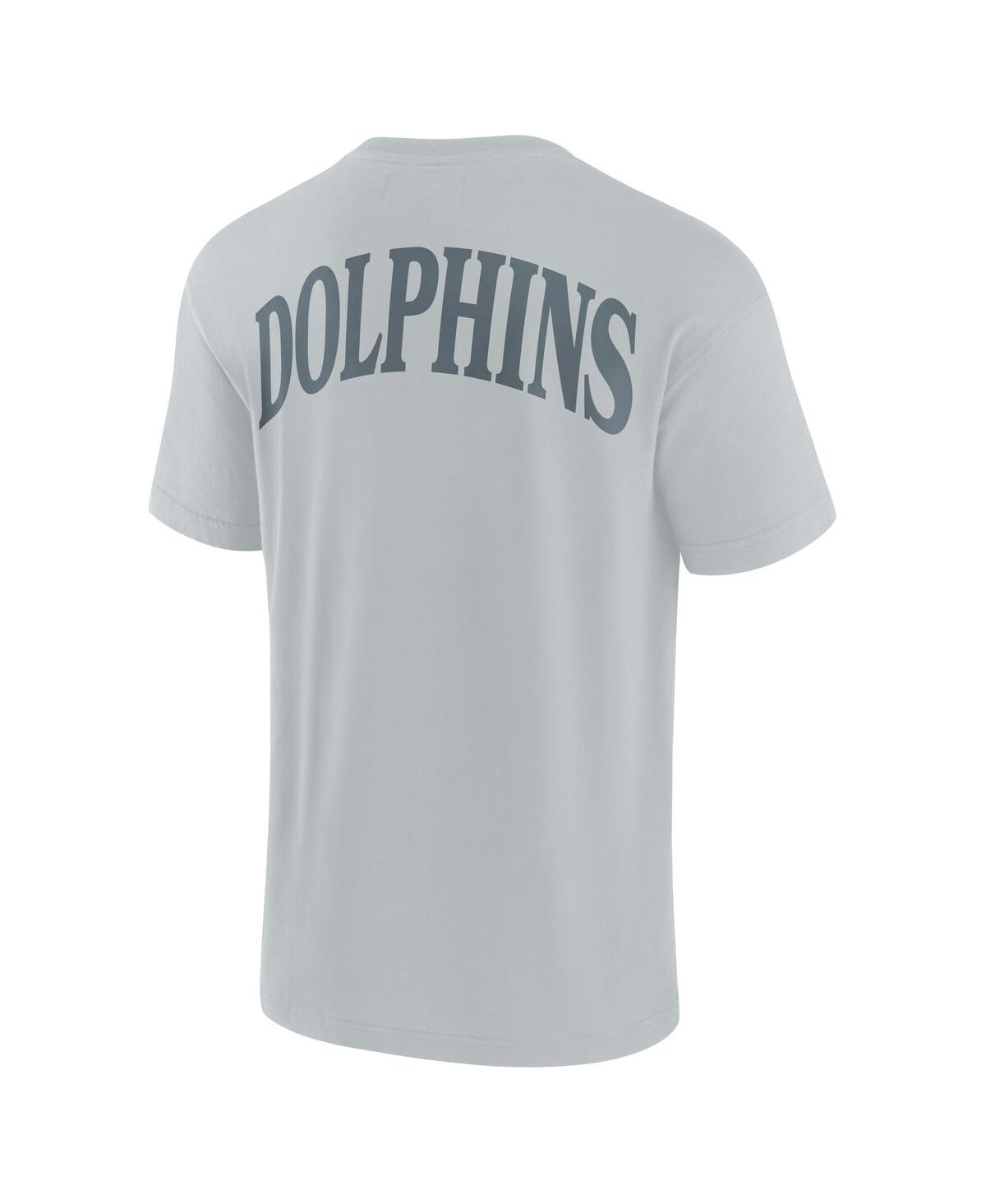 Fanatics Men's And Women's Gray Miami Dolphins Elements Iconic T-shirt In Gray