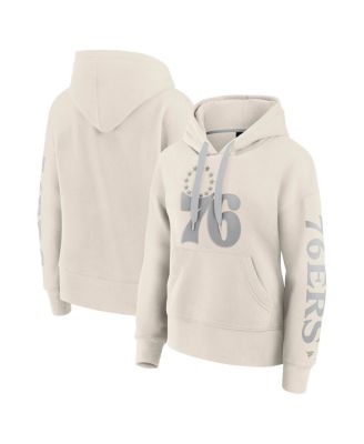 Fanatics - Women's Cream Philadelphia 76ers Elements Next Pullover Hoodie
