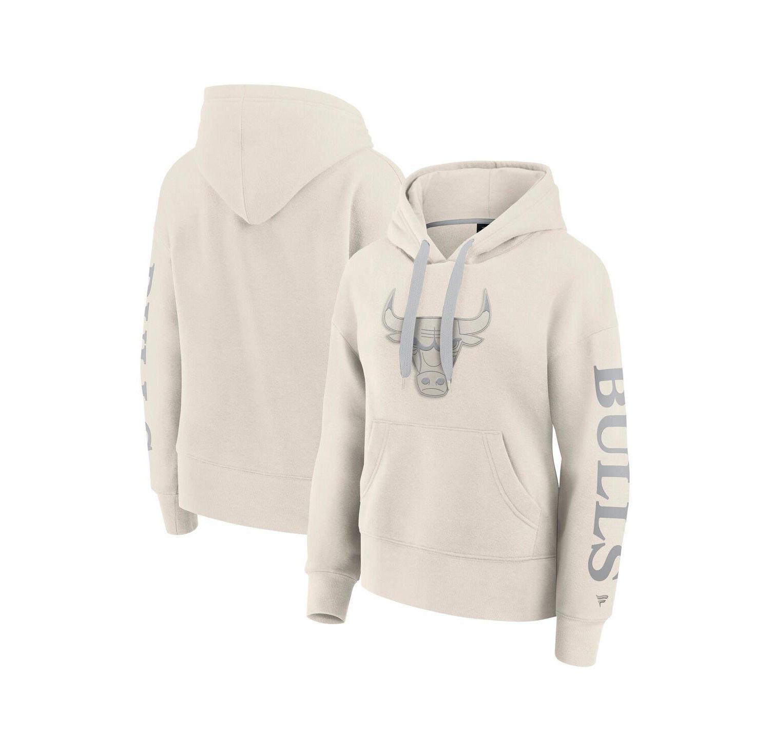 Women's Cream Chicago Bulls Elements Next Pullover Hoodie