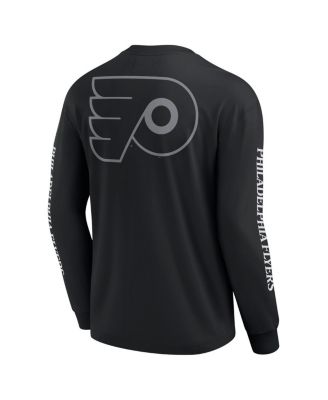 Men's Black Philadelphia Flyers Elements Strive Long Sleeve T-Shirt