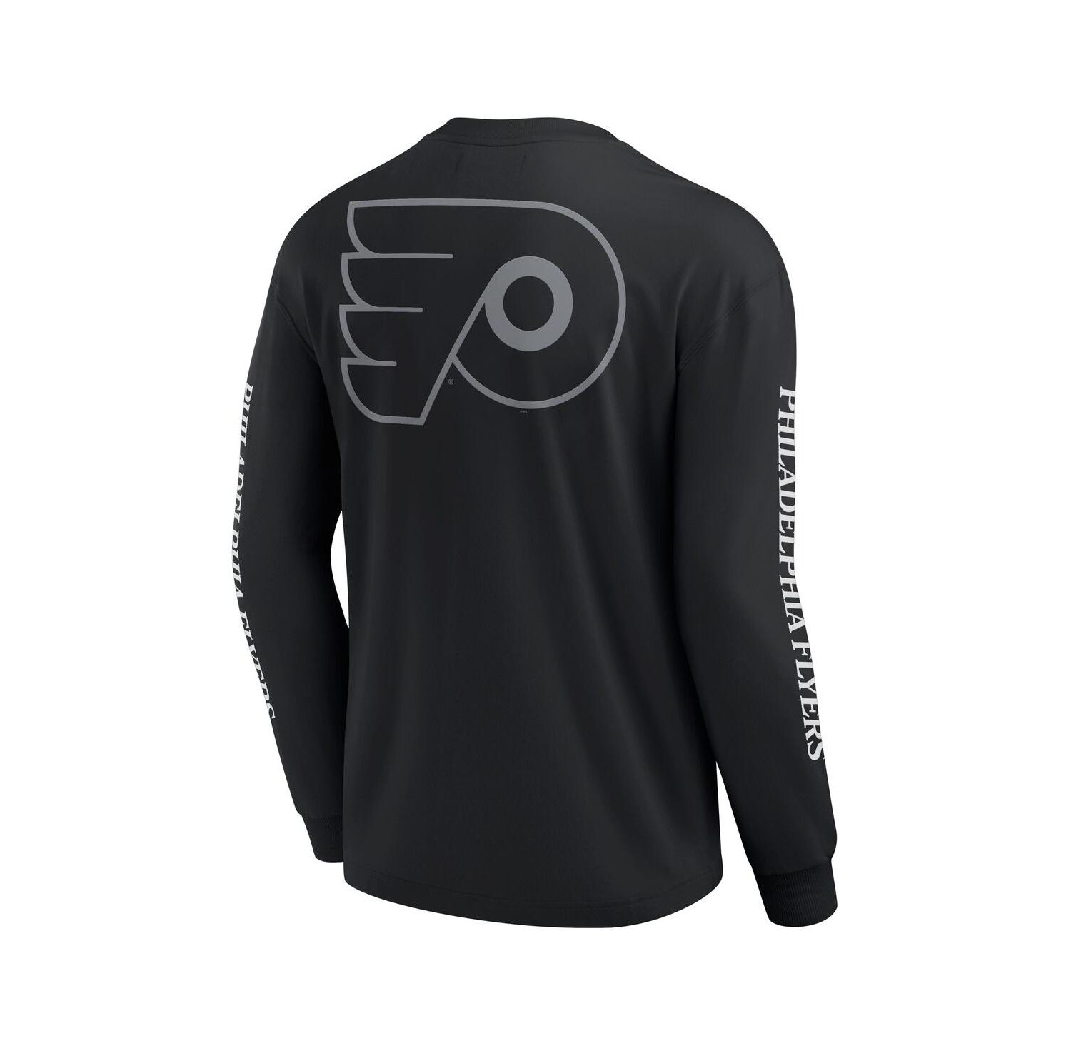 Men's Black Philadelphia Flyers Elements Strive Long Sleeve T-Shirt