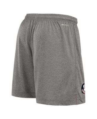 Men's Garnet/Heather Gray Florida State Seminoles Player Reversible Shorts