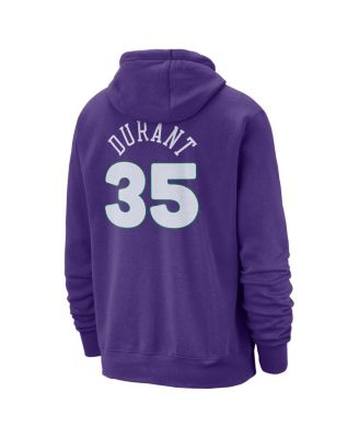 Men's Kevin Durant Purple Phoenix Suns 2024/25 City Edition Name Number Pullover Hoodie