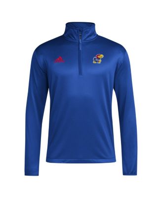 Men's Royal Kansas Jayhawks 2024 Coaches Sideline Quarter-Zip Top