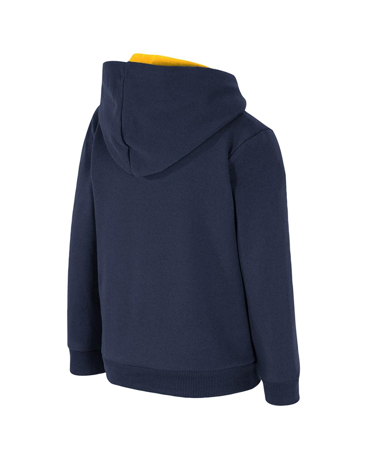 Colosseum Toddler Navy Michigan Wolverines Centauri Pullover Hoodie In Navy