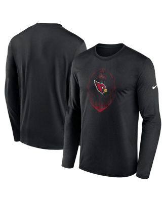 Nike - Men's Black Arizona Cardinals Legend Icon Long Sleeve T-Shirt